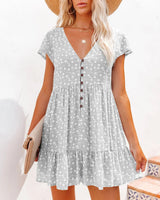 Robe Courte d'Été pour Femme Coupe Ample