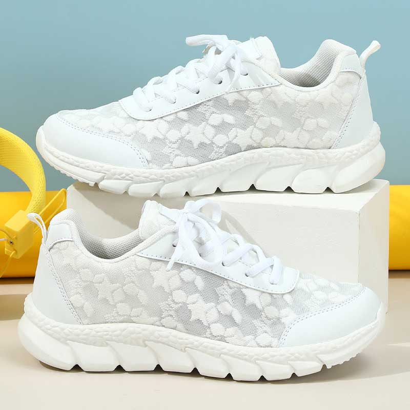 Femmes Baskets Orthopédiques avec Semelle Rembourrée et Soutien du Pied